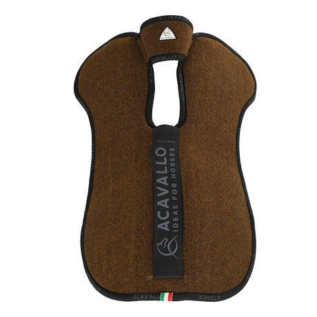 Pad Piuma WFS Pocket Double Felt Front & Rear Riser #colour_brown